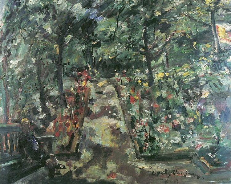 Lovis Corinth Garten in Berlin-Westend oil painting image